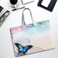 thumbnail image 6 of Kdxio Butterfly In Blossoms Zen File Tote Document Bag Business Briefcase Bag Document Organizer Tote Briefcase for Letter A4 Files Business Teacher Office Bag, 6 of 8