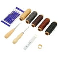 thumbnail image 1 of Leather Repair Sewing Kit, Leather Working Tools Professional Portable DIY Thimble  For Leather Craft, 1 of 8