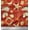 Apple Red, variant on Soimoi Purple Silk Fabric Stripe,Seashell & Starfish Ocean Print Fabric by the Yard 42 Inch Wide