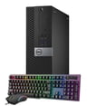 thumbnail image 4 of Dell OptiPlex Computer Desktop Intel Core i7-6700 3.40 GHz 16GB RAM 1TB SSD New 24 Inch FHD Monitor GeForce GT1030 2GB Win 10 Pro Wi-Fi Gaming PC Keyboard & Mouse HDMI (Refurbished), 4 of 4