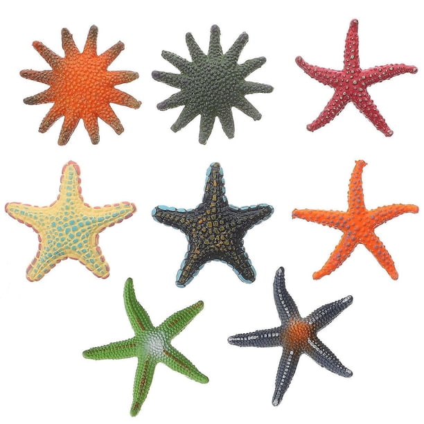 8pcs Desktop Sea Star Decor Decorative Sea Star Figurine Sea-star Ornament Room Supply