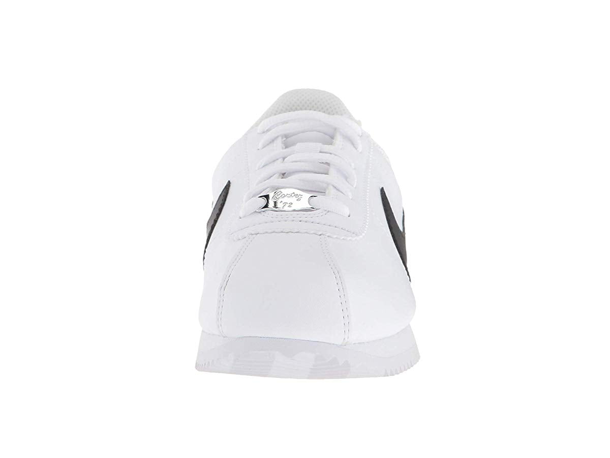 Nike Unisex Cortez Basic SL GS Sneaker, Kids 3.5 Big Kid White/Black - Walmart.com