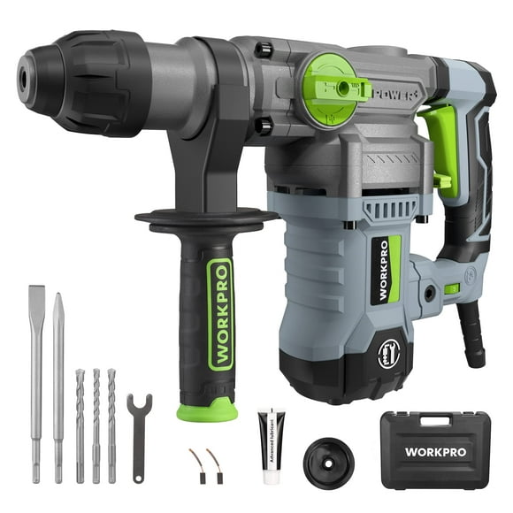 Martillo perforador WORKPRO Premium SDS-Plus de 12,5A con cable