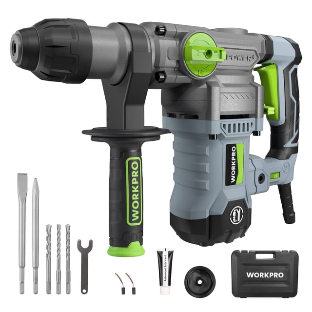 Martillo perforador WORKPRO Premium SDS-Plus de 12,5A con cable