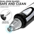 thumbnail image 6 of Nose Hair trimmer | Ear Trimmer - 2026 Professional Painless Trimmer for Men and Women | Battery-Operated, Dual Edge Blades for Quick and Easy grooming | Easy Cleaning | Black, 6 of 8