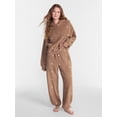 thumbnail image 2 of No Boundaries Cozy Teddy Joggers, 29.5'' Inseam, Women's XS-2X, 2 of 5