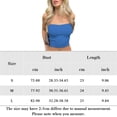 thumbnail image 3 of Mujeres bodycon sin espalda top sin mangas sexy vaina top pullover camisetas básicas camisas, 3 of 6