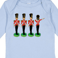 thumbnail image 4 of Inktastic Christmas Dabbing Tin Soldier Boys or Girls Long Sleeve Baby Bodysuit, 4 of 5