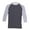 Light Gray2, variant on Men's T-Shirts 3/4 Sleeve Summer Patchwork Casual Baseball Layering Tops