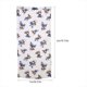 thumbnail image 2 of Cortina transparente para ventana con estampado de rosas románticas de 1x2m para hogar, Hotel, balcón decorativo, cortina transparente (azul), 2 of 8
