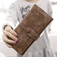 thumbnail image 3 of TAZAG Women's Long Short Wallet Retro Multi-Card Folding Large Capacity Women's Clutch, 3 of 5