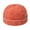 Orange, variant on NUZYZ Docker Hat Solid Color Adjustable Breathable Brimless Lightweight Decorative Retro Four Seasons Sailor Hat Daily Hat