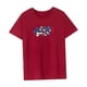 thumbnail image 4 of Camiseta de mujer de verano para mujer, informal, con cuello redondo, para viajes, vacaciones, oficina, calle L, 4 of 7