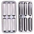 thumbnail image 3 of Molde de acero inoxidable para hacer salchichas de grado alimenticio, molde para hornear DIY para el hogar, cocina, restaurante, hotel, cuadrado, 3 of 14