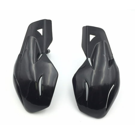 Atv Plastics Body Honda HTT-MOTOR Motorcycle Black Hard Plastic Reinforced Hand Guards For Snowmobile Polaris RMK Ski-Doo Sno Pro Vector Phaser Indy Honda Yamaha Suzuki KTM ATV ()