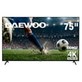 thumbnail image 1 of Daewoo  Smart TV 75 pulgadas  4K UHD LED  Frameless  Roku TV  Dolby Audio  WiFi  3 HDMI 2 USB AV  Netflix YouTube Prime Video  Modelo DAW75URF, 1 of 7