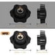 thumbnail image 2 of Perilla de ajuste con rosca hembra M8, perilla de ajuste con cabeza de estrella, manija de tuercas de ajuste con forma de estrella, rosca hembra de plástico negro, para máquina herramienta,, 2 of 5