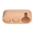 thumbnail image 1 of Soporte de madera para filtro de café, 3 agujeros, evita resbalones, soporte de madera para tapete, estación de manipulación, Base de madera de 51mm/2 pulgadas, 1 of 14