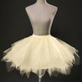 thumbnail image 3 of Womens Tulle Skirt Layered Tutu Skirt Elastic Waist Full Mesh Party Skirt for Prom Dance Wedding, 3 of 3