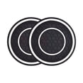 thumbnail image 1 of Soumake 2Pcs Car Cup Coasters Heat-Resistant Non-Slip Design Waterproof Groove Pattern Universal Cup Holder Automobile Interior Accessories, 1 of 8