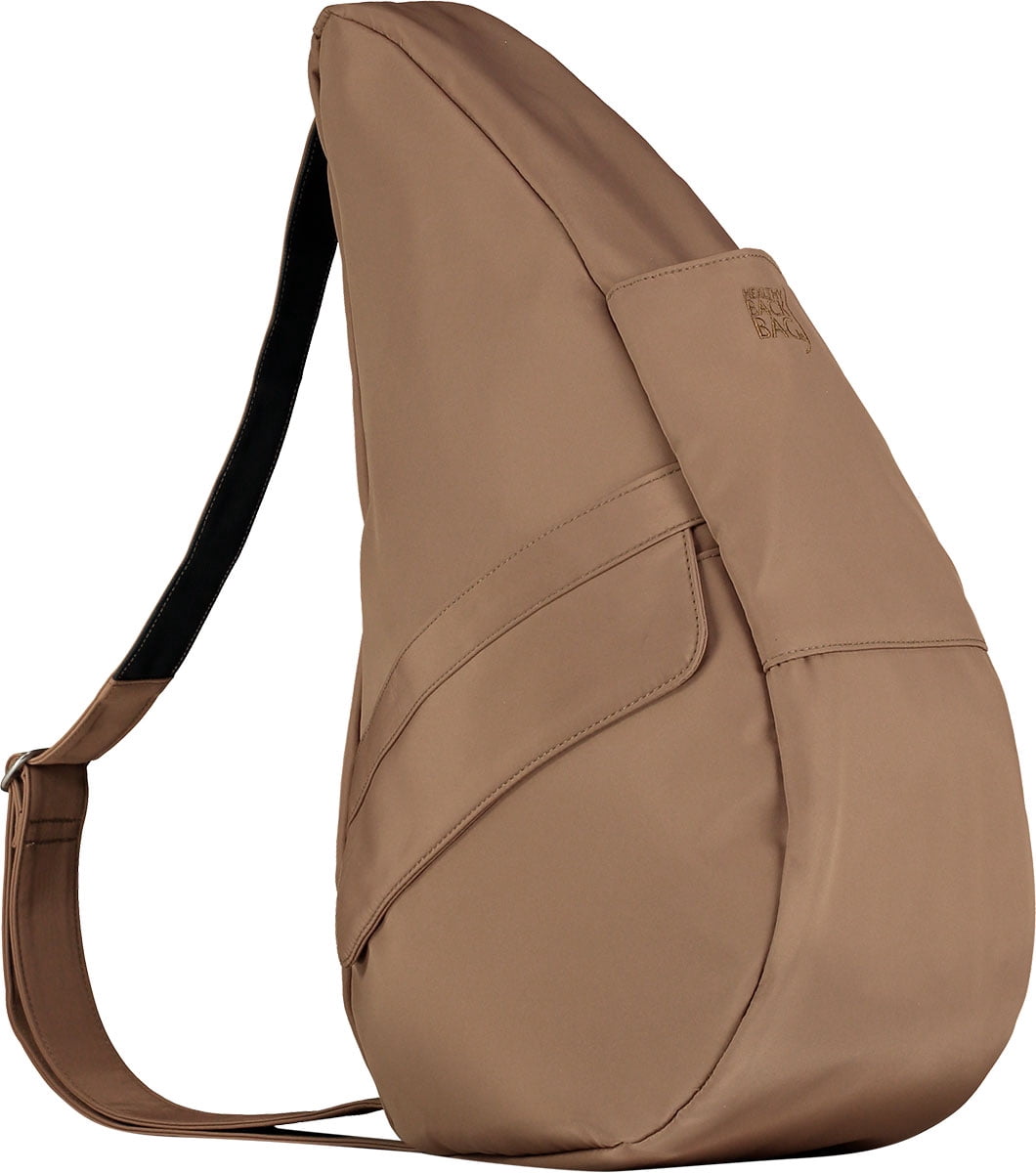 AmeriBag 19" Microfiber Crossbody Sling Healthy Back Bag (Taupe)