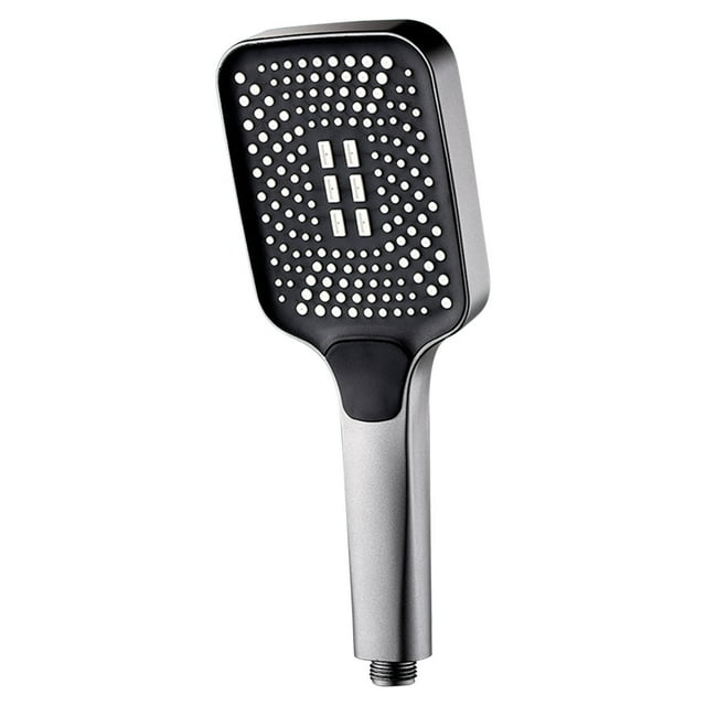 Qocolhg Detachable Shower Head, 3 Mode Adjustable Rainfall Shower Large Flow Showerhead High Pressure Water Saving Shower Mixer Bathroom Accessories, Gray
