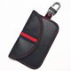 thumbnail image 4 of Estuche para llaves con protección RFID para coche, de cuero y fibra de carbono, con cepillo antirrobo y antiescaneo, 4 of 5