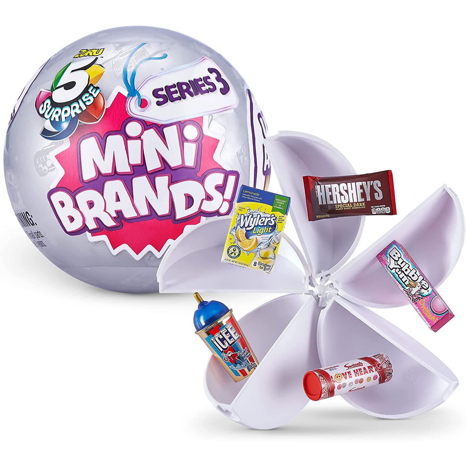 5 Surprise Mini Brands-Series 3; 24pc Surprise Pack w/6 Minis Advent Calendar 