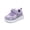 Purple, variant on Apakowa Infant & Toddler Boys Girls Sneakers – Breathable Mesh First Walker Shoes with Adjustable Strap or Elastic Laces, Lightweight Non-Slip Athletic Shoes for Early Walkers (6-24 Months)