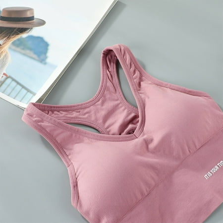 

MINZON Women Sports Bra Light Support Seamless Wireless Yoga Bra Tops