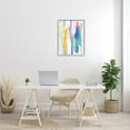 thumbnail image 2 of Stupell Industries Alluring Rainbow Tones Abstract Layered Shapes, 24 x 30, Designed by Jackie Hanson, 2 of 7