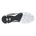 thumbnail image 4 of Under Armour Men's Leadoff Mid Rm Molded Baseball Cleats Black/White Medium 9 9 Medium US/Black|White, 4 of 4