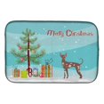 thumbnail image 1 of Carolines Treasures CK3473DDM Mexican Hairless Dog Christmas Tree Dish Drying Mat, 1 of 1