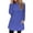 Blue, variant on Women's Tunics Full Size Pocketed Round Neck Long Sleeve T Shirt Women's Spring and Autumn Pocket Round Neck Long Sleeve T Shirt Casual Loose Top Long Sleeve Tunic Tops for Women Black 5XL