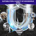 thumbnail image 4 of Drain cleaner, drain clog remover, powerful fast cleaning drainage toilet cleaning tool, suitable for kitchen, sink and toilet pipes, 4 of 4