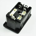 thumbnail image 4 of 4X Inlet Male Power Socket with Fuse Switch 10A 250V 3 Pin IEC320 C14,4 Socket w Switch Fuse,Red & Silver Tone, 4 of 7