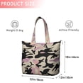 thumbnail image 4 of Pink Purple Camo Gradient Pattern Travel Tote Bags for Women Carry On,Large Weekender Bags for Women Travel,Multi Functional Duffle Bag for Work,Shopping,Sports, 4 of 5