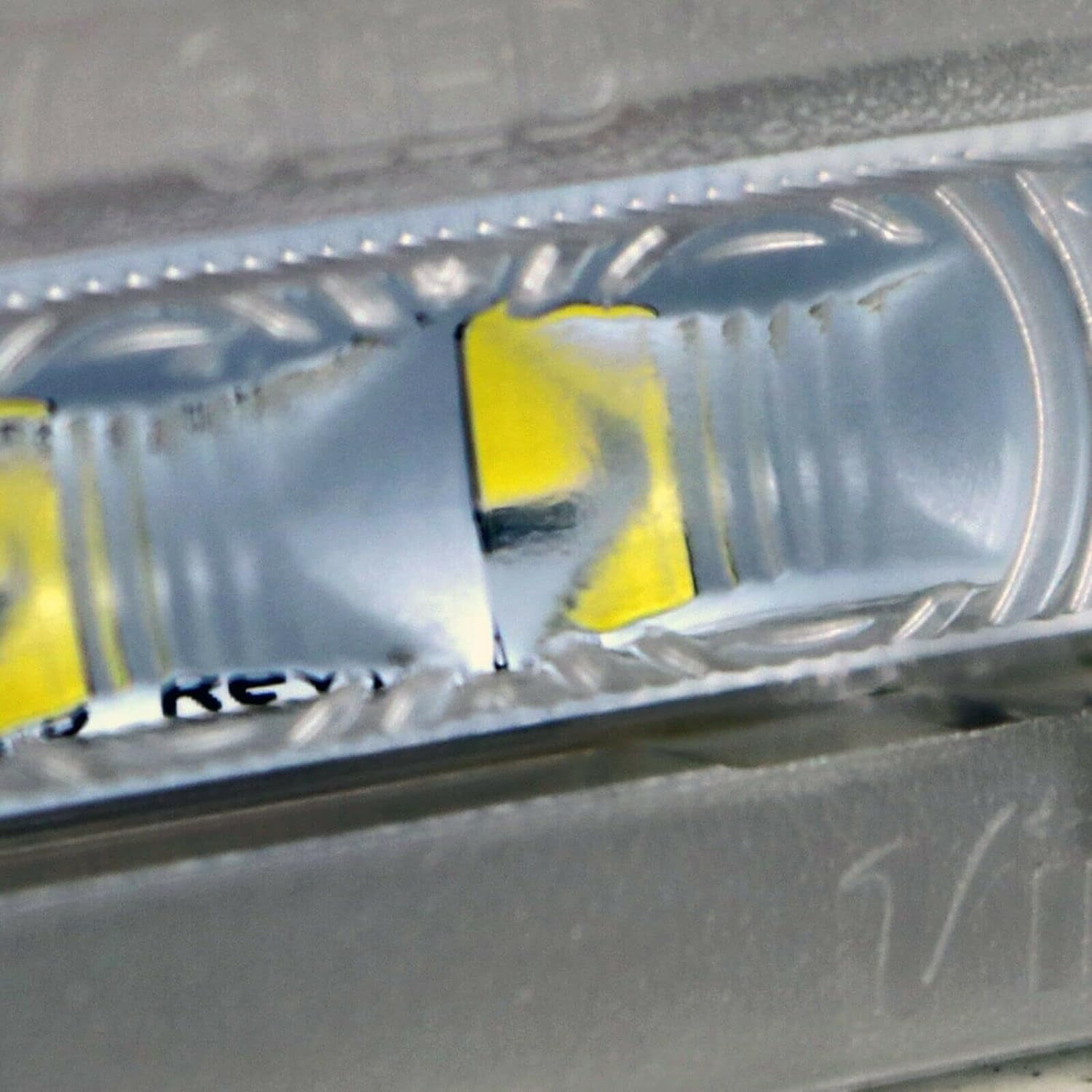 RTMOTO fit for 90-12 G-klasse W463 G550 G55 LED License Plate Light Lamps Built 3LEDs White