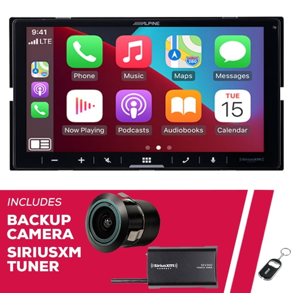 New Alpine ILX-W670-S 7" 2-DIN Multimedia Receiver w/ SiriusXM Tuner & Bullet Camera