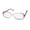 blush / crystal, variant on ELEGANCE EL211 EYEGLASS FRAME/GLASSES CLASSIC EYEWEAR FOR WORK/SCHOOL/GIFT CUTE