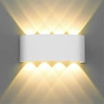 thumbnail image 1 of Modern LED Wall Lamp 8W Indoor Outdoor IP65 Waterproof Up Down Light Bathroom White Warm White, 1 of 5