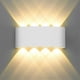 thumbnail image 1 of Modern LED Wall Lamp 8W Indoor Outdoor IP65 Waterproof Up Down Light Bathroom White Warm White, 1 of 5
