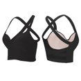 thumbnail image 6 of Sngxgn Women's Cotton Unlined Bra Front-Close Underwire(Black,XXL), 6 of 6