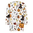 thumbnail image 4 of Halloween Shirts for Women 3/4 Sleeve Tops for Women Halloween Graphic Tee Crew Neck T Shirts for Women Halloween Tee Halloween Clothing Ladies' Halloween Top Vintage Tshirts Tshirts for Women, 4 of 4