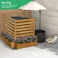 thumbnail image 4 of Slsy Air Conditioner Fence Outdoor Freestanding Wood Privacy Screen with Planter Box for Trash Can Pool Equipment Enclosure, No-Dig Kit 36" W x 45" H (2 Panels), 4 of 9