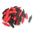 thumbnail image 1 of Unique Bargains 40 Pcs Red Black Cover 45mm Alligator Clip Clamp for Electrical Testing, 1 of 1