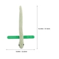 thumbnail image 2 of HAMPPLIES Plush Snake Toy Versatile Use Stuffed Snake Toy Green Plush Decoration 1Pcs, 2 of 7