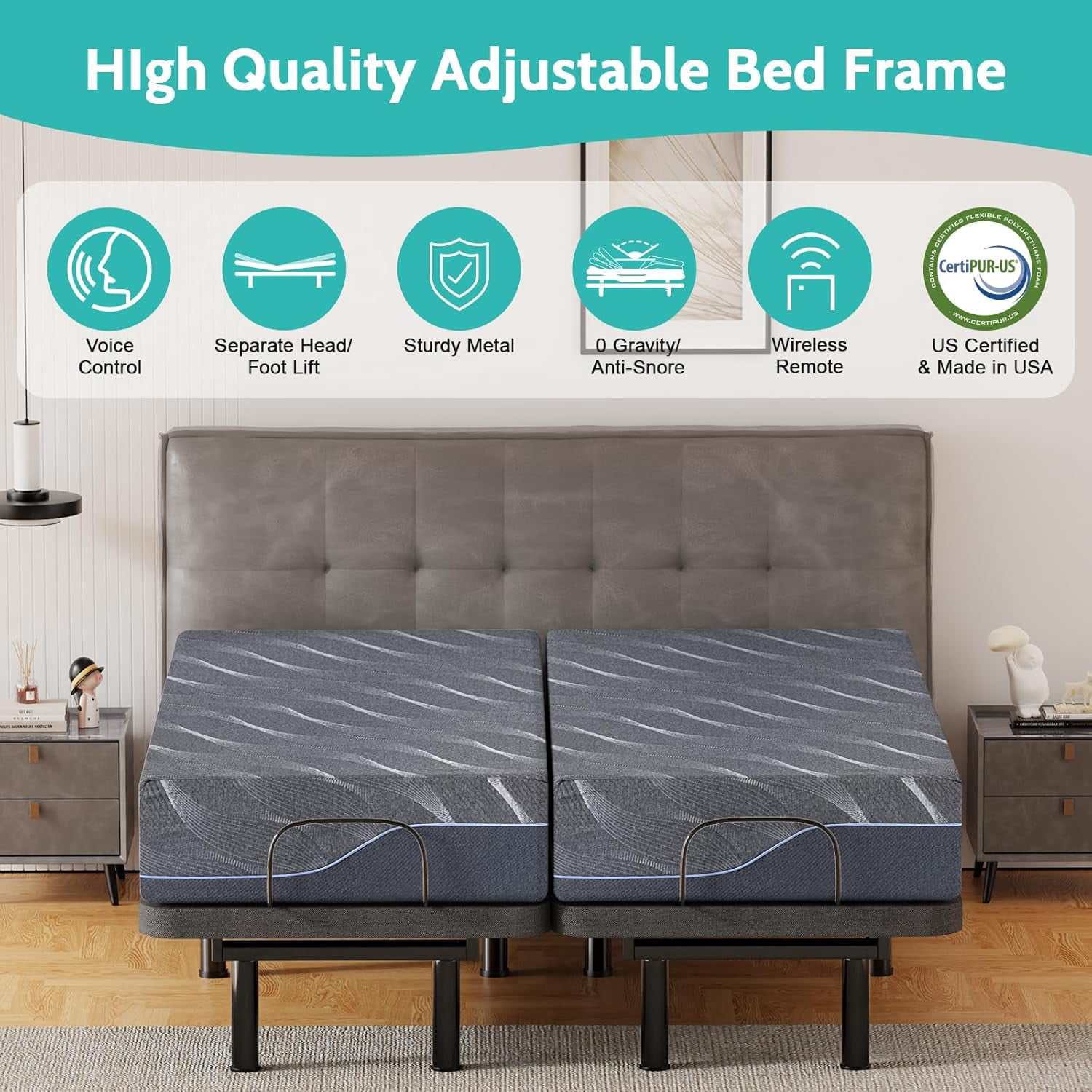 Vipbear 12-inch Twin-XL Memory Foam Mattress in a Box, Pressure Relief with Medium Firm Support, Suitable for Multiple scenarios Including bedrooms, Electric beds and RVs, 80" L × 38" W Gray