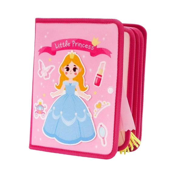 Siruishop Cloth Book Cartoon Recognition Development Kids Busy Board Holiday Gift Princess