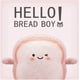 thumbnail image 2 of Toast Bread Pillow Funny Food Plush Toy Pillows Small Cute Stuffed Plush Toast Sofa Pillow (Toast ??Bread, Pink), 2 of 4